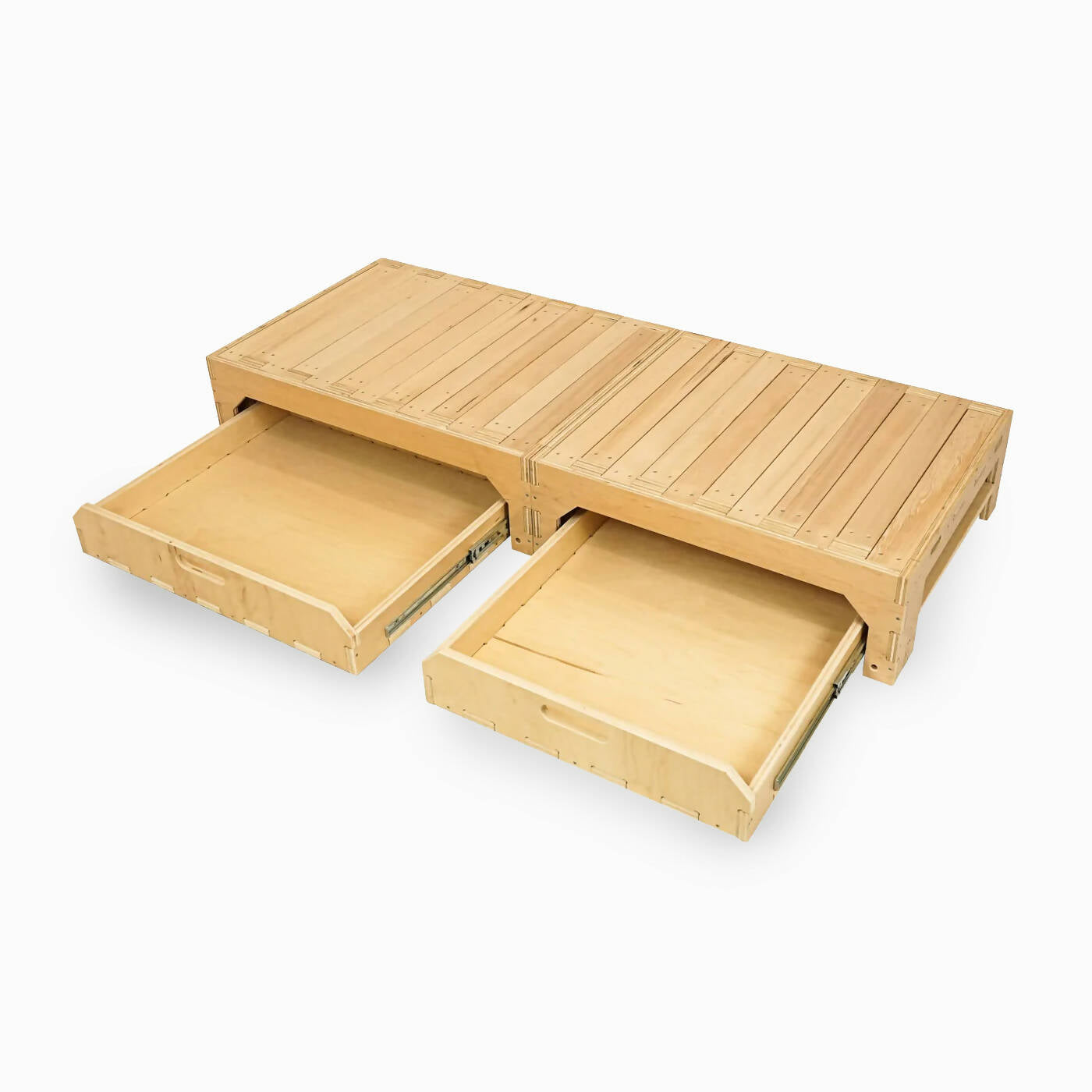 Under Bunk Side Drawers Campervan storage