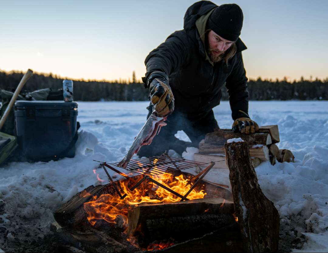 Wolf And Grizzly | M1 Grill Kit - Stainless steel lightweight grill