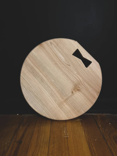 Simpler Ways Vanlife and Roadtrip Marketplace Bean Handmade Co Round Bow Wood Board